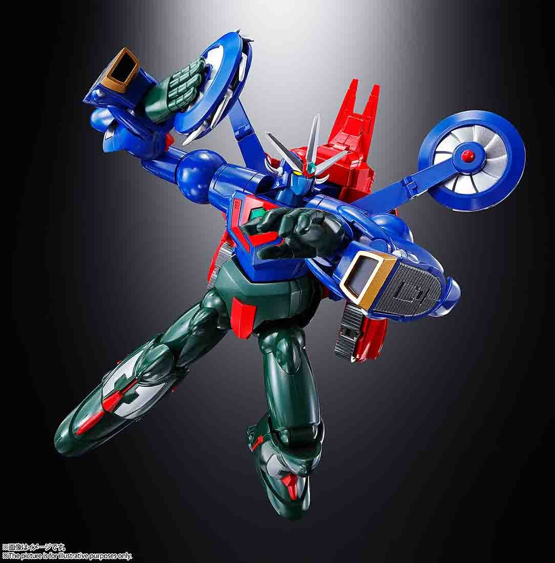 Bandai Soul of Chogokin Getter Robot Go GX-96 Getter Robot Go Figure (Blue)